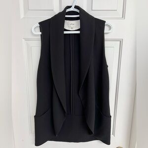 Wilfred Black Sleeveless Jacket